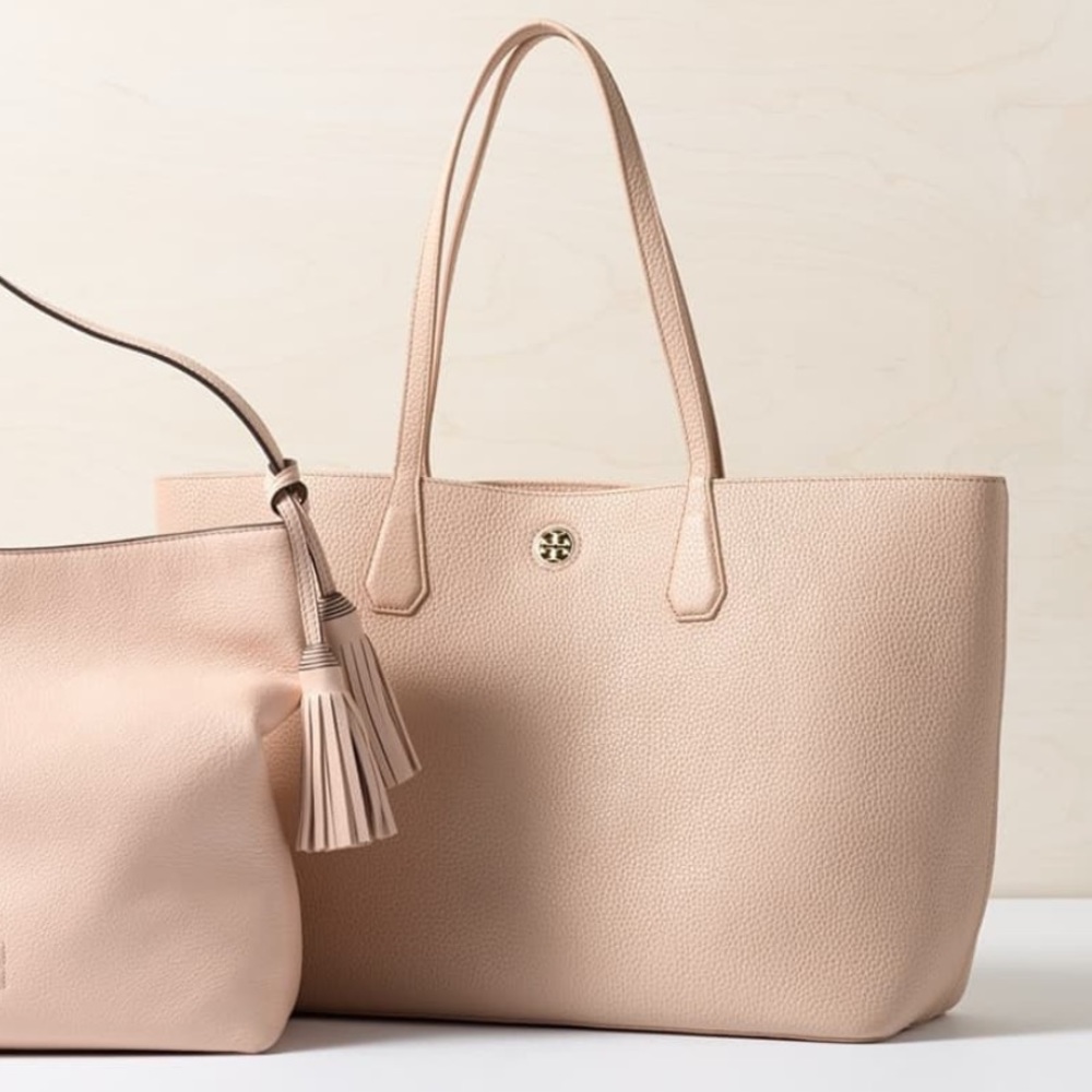 Tory Burch Perry Leather Tote Bag